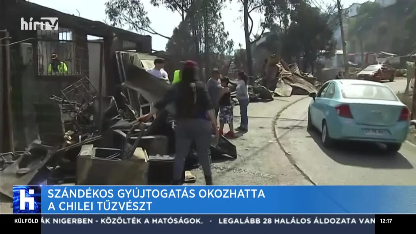 Szándékos gyújtogatás okozta a chilei tűzvészt