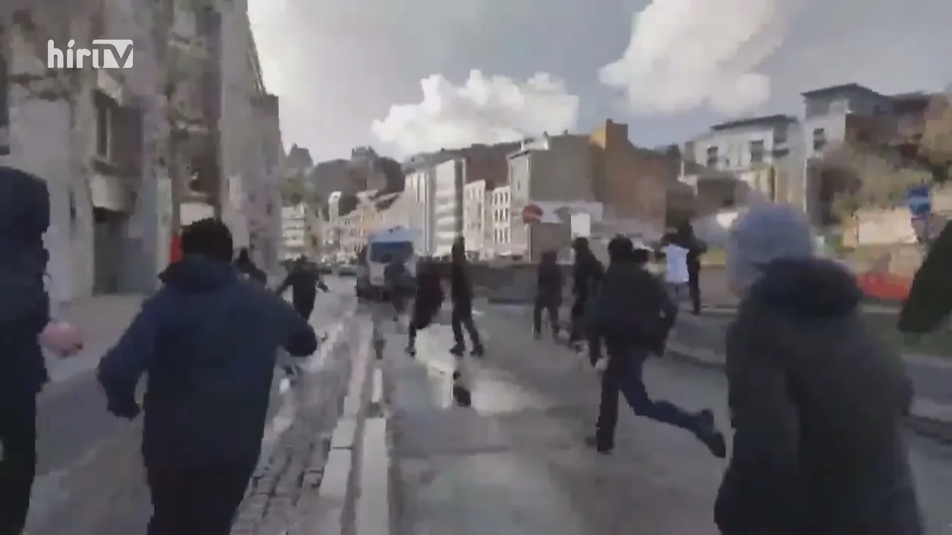 Zavargások a rasszizmus elleni harc jegyében a belgiumi Liege-ben