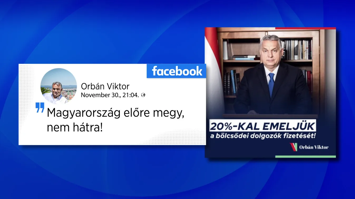 Magyarország előre megy, nem hátra!
