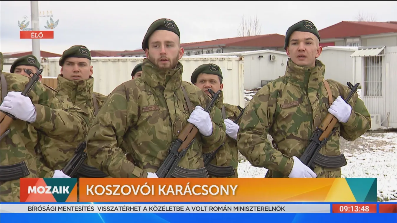 Mozaik: koszovói karácsony