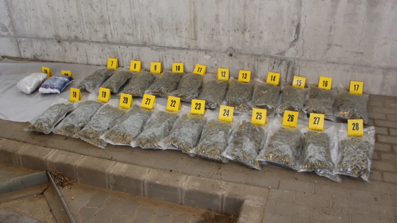 Hatvanmilliós drogfogás a magyar határnál