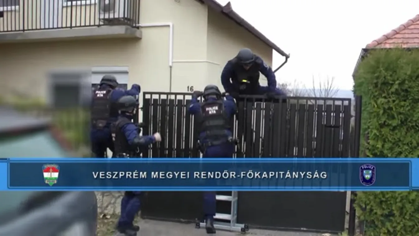 Csopakon csaptak le az egyenruhások