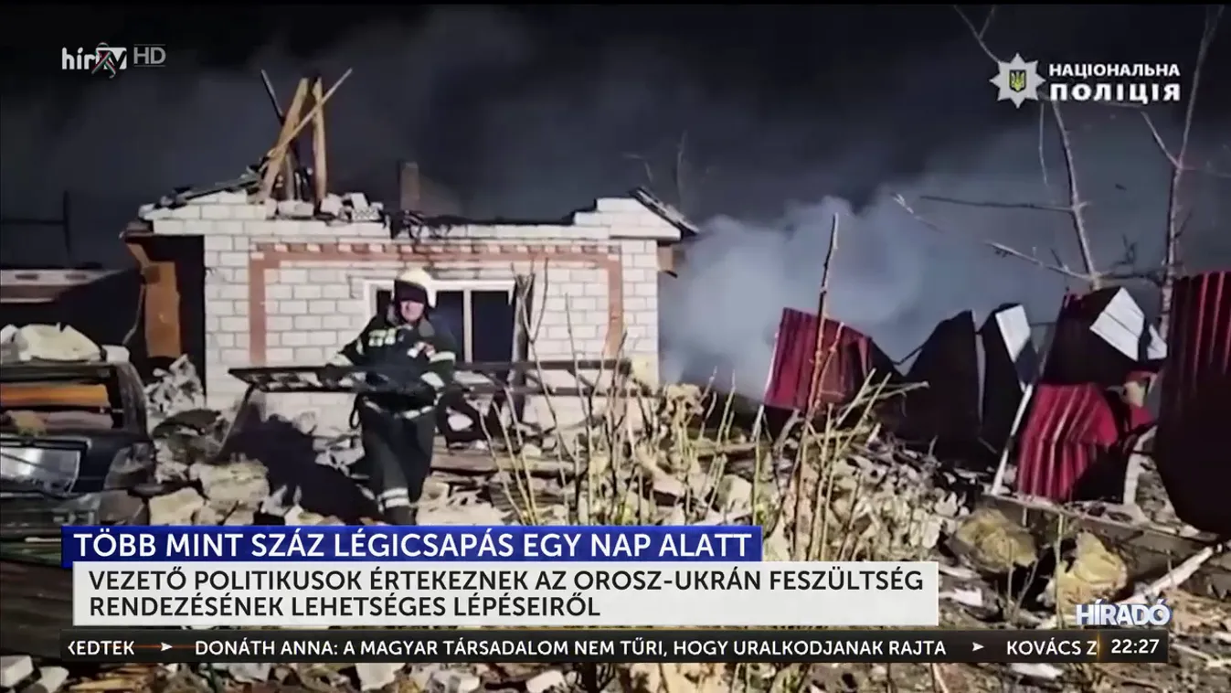 Több, mint száz légicsapás történt egy nap alatt az orosz-ukrán háborúban + videó