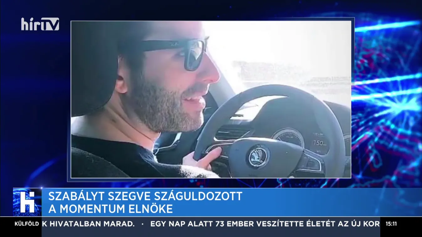 Szabályt szegve száguldozott a Momentum elnöke