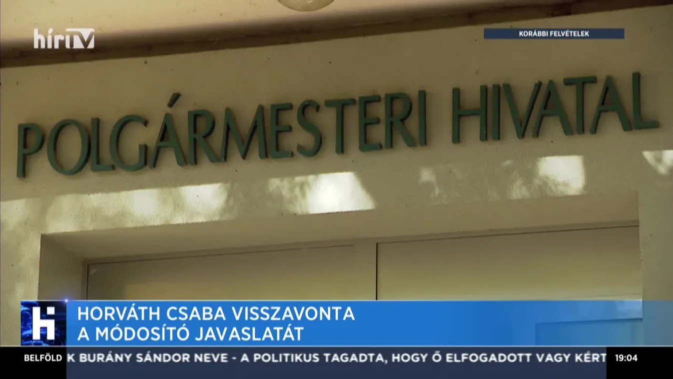 Horváth Csaba visszavonta a módosító javaslatát