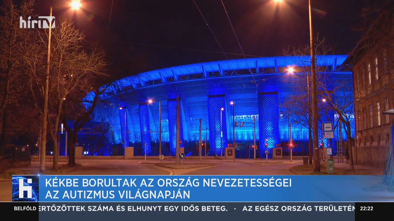 Kékbe borultak az ország nevezetességei az autizmus világnapján