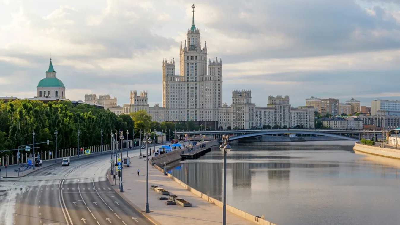 Drón zuhant Moszkvára