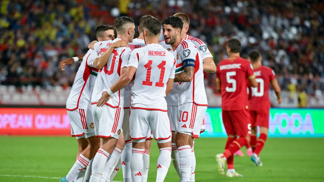 Óriási győzelem Belgrádban, továbbra is veretlen a magyar válogatott