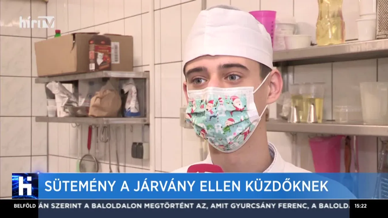 Sütemény a járvány ellen küzdőknek