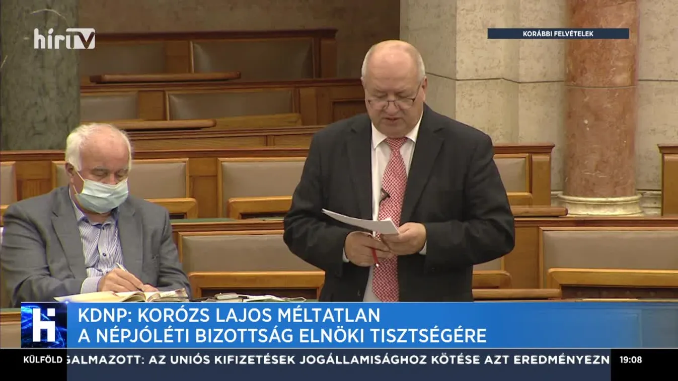 KDNP: Korózs Lajos méltatlan a Népjóléti bizottság elnöki tisztségére