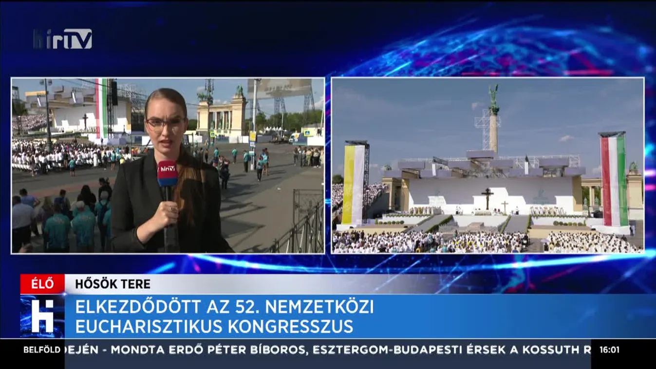 Elkezdődött az 52. Nemzetközi Eucharisztikus Kongresszus