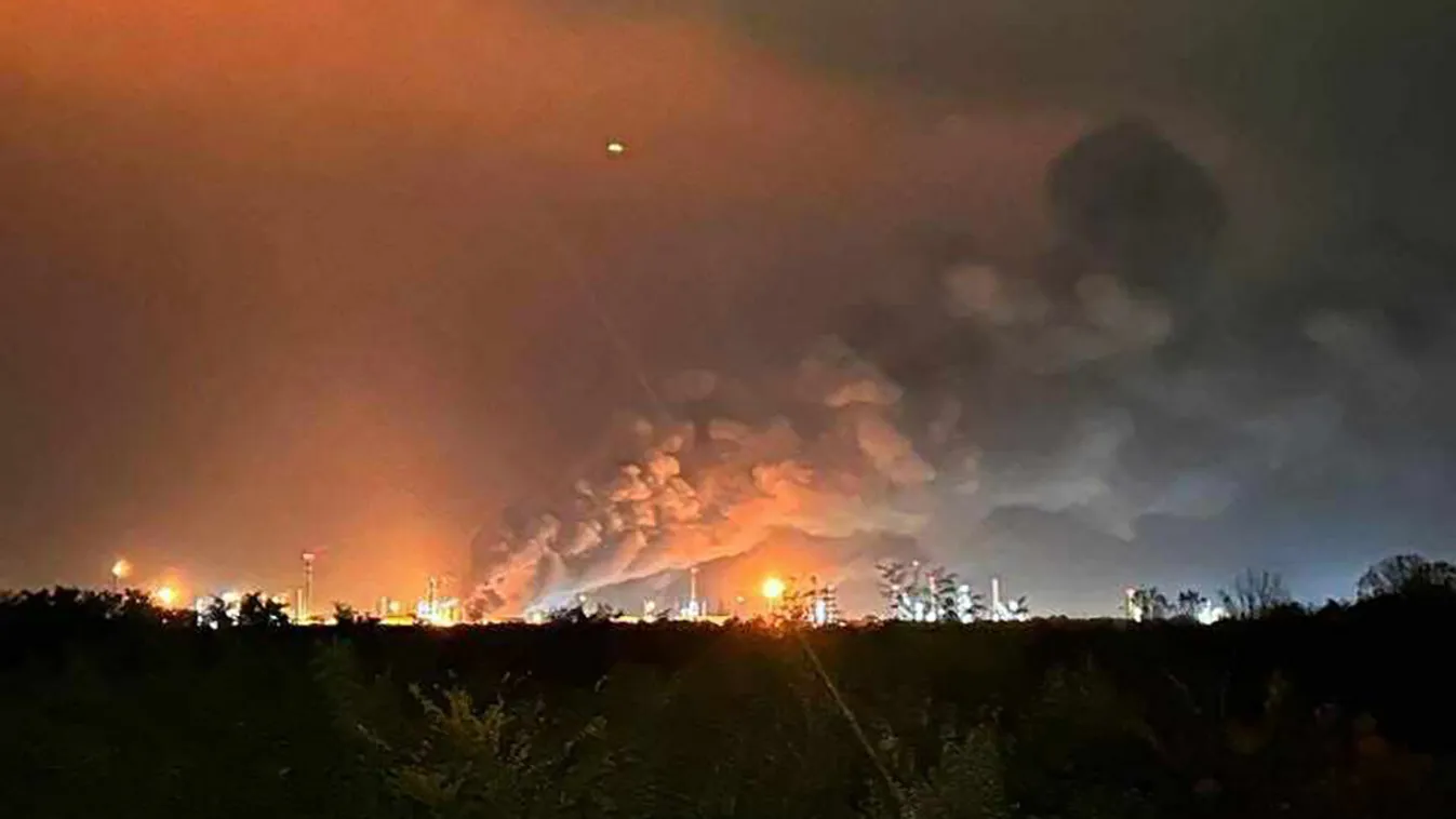 Robbanás és lángtenger – Nincs sérültje a tegnapi Mol tűzesetnek + videó