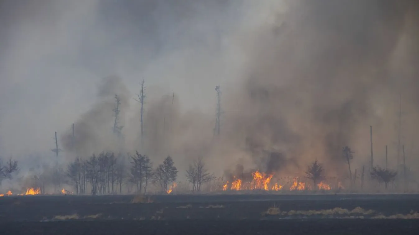 600 hektárnyi terület égett le a Kis-Balatonnál
