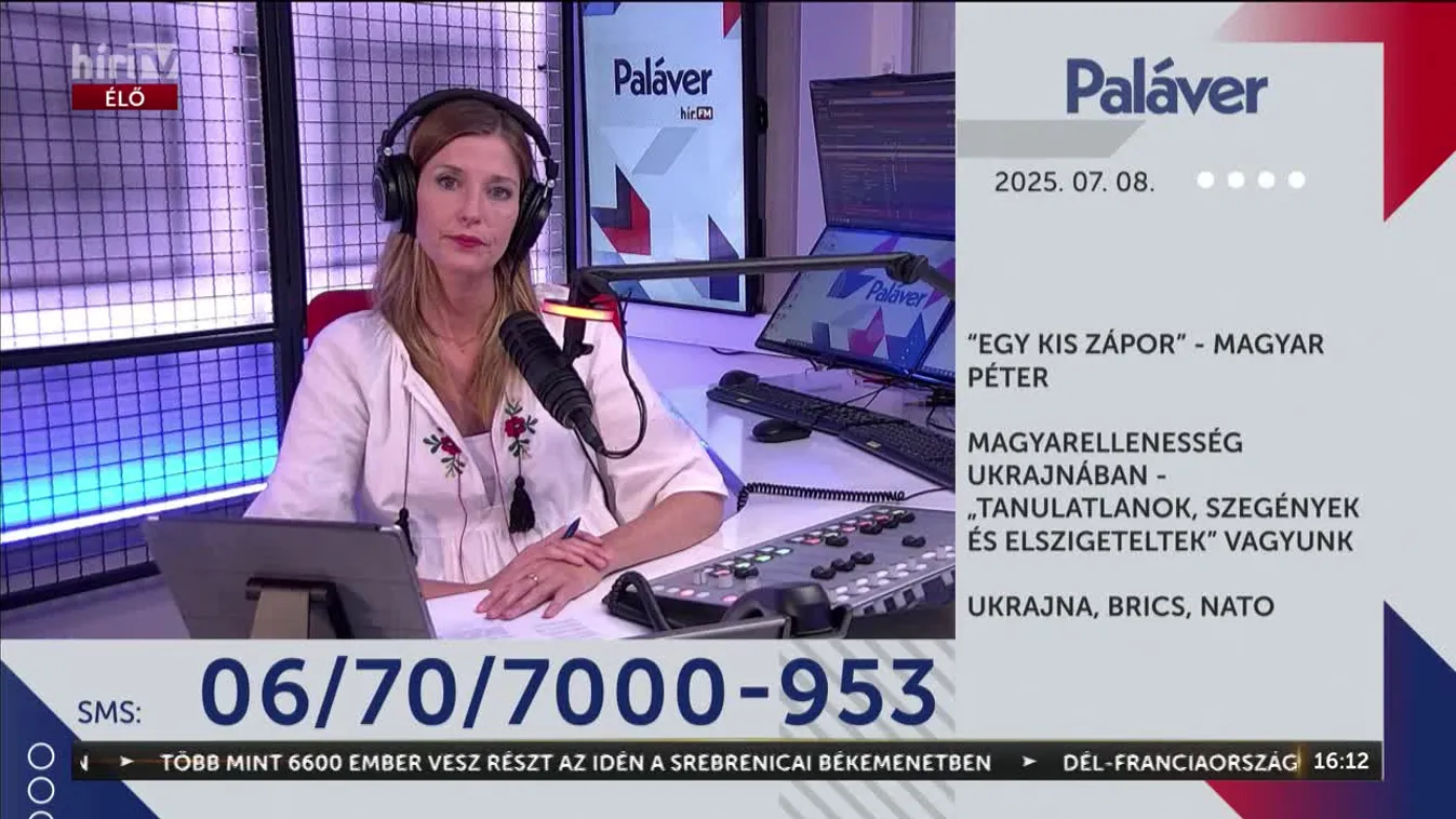 Paláver – "Egy kis zápor" – Magyar Péter + videó