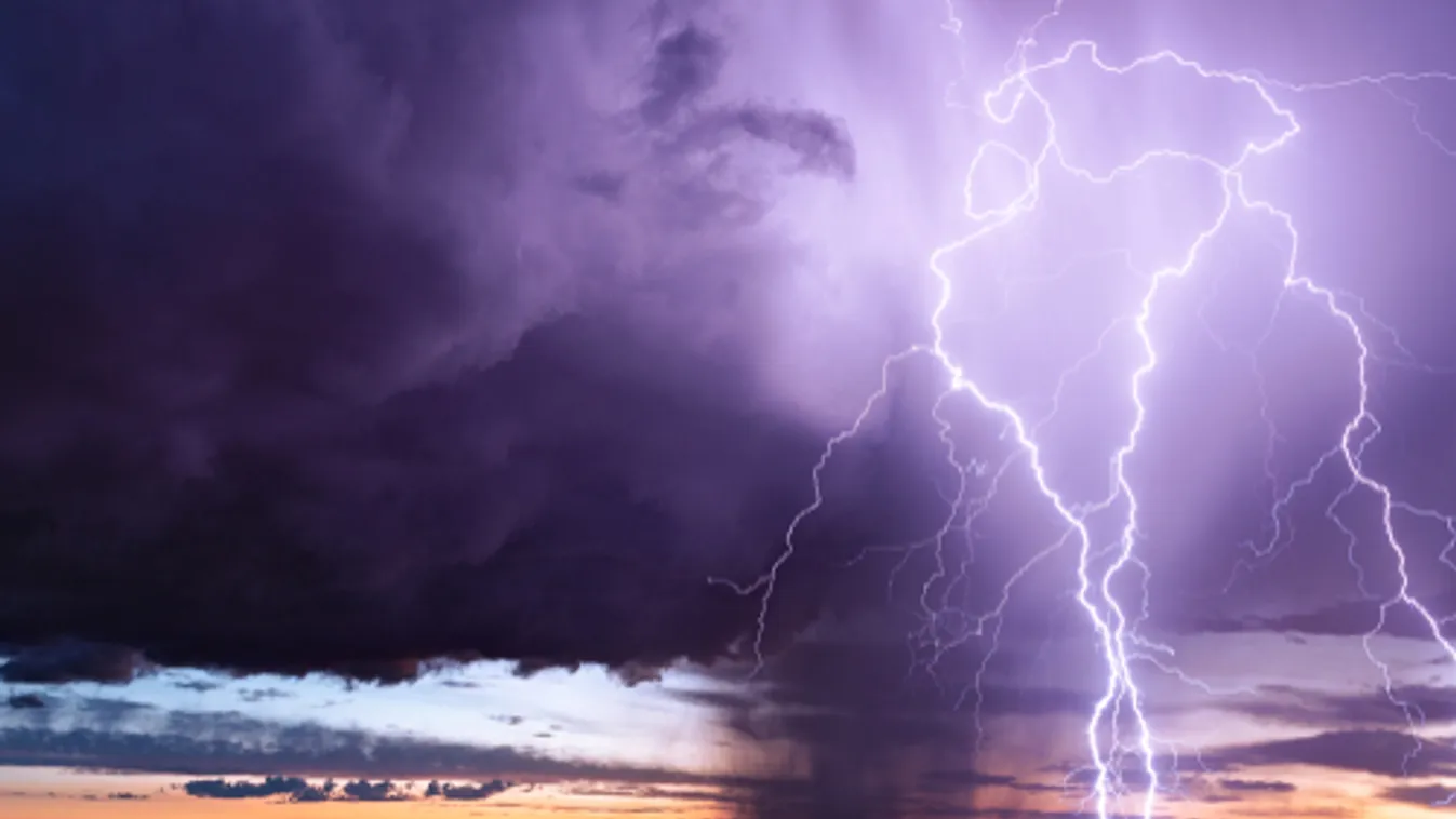 Az ország nagy részén zivatarokra figyelmeztetnek