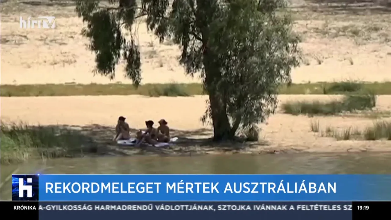 Rekordmeleget mértek Ausztráliában