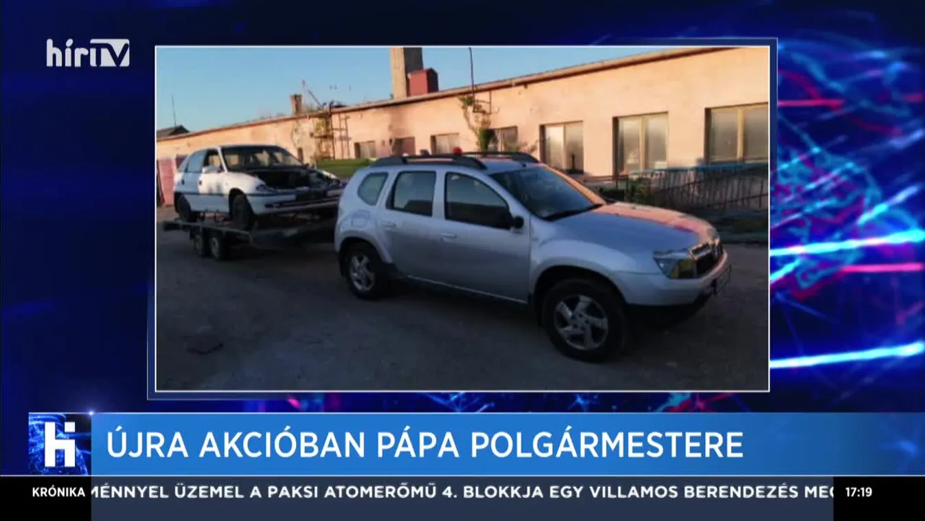 Újra akcióban Pápa polgármestere