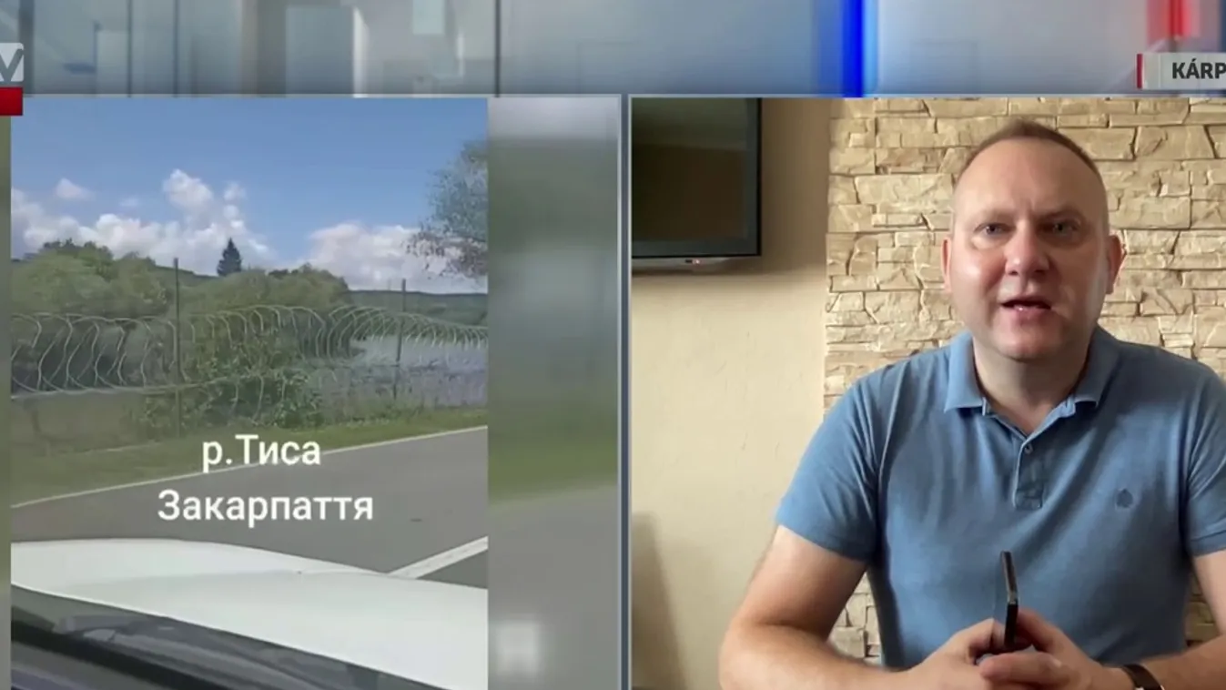 Napindító – Dunda György: szögesdrót kerítés került a Tisza ukrajnai szakaszára + videó