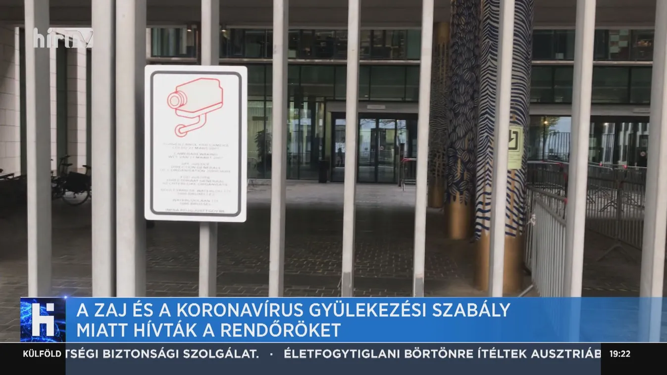 A brüsszeli buli estéjén a zaj és a koronavírus gyülekezési szabályai miatt hívták a rendőröket