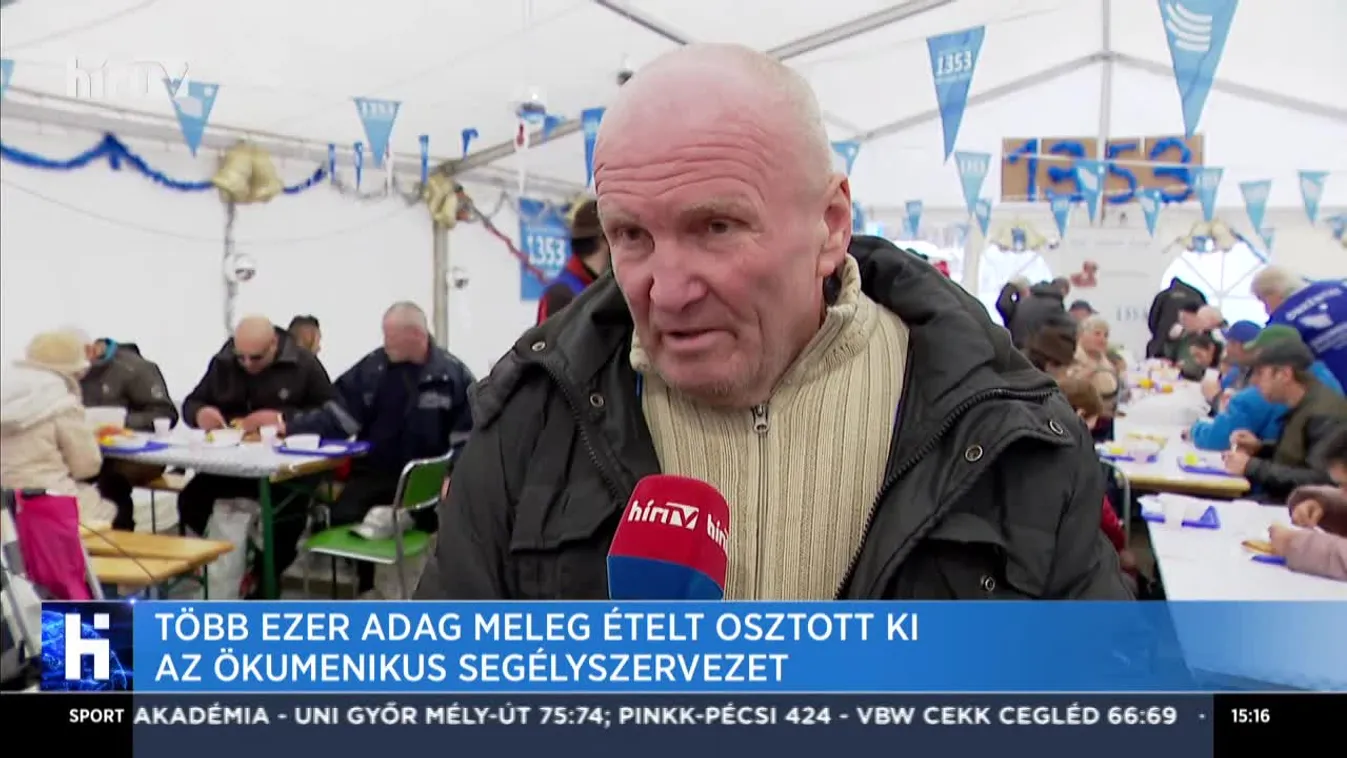 Több ezer adag meleg ételt osztott ki az Ökumenikus Segélyszervezet