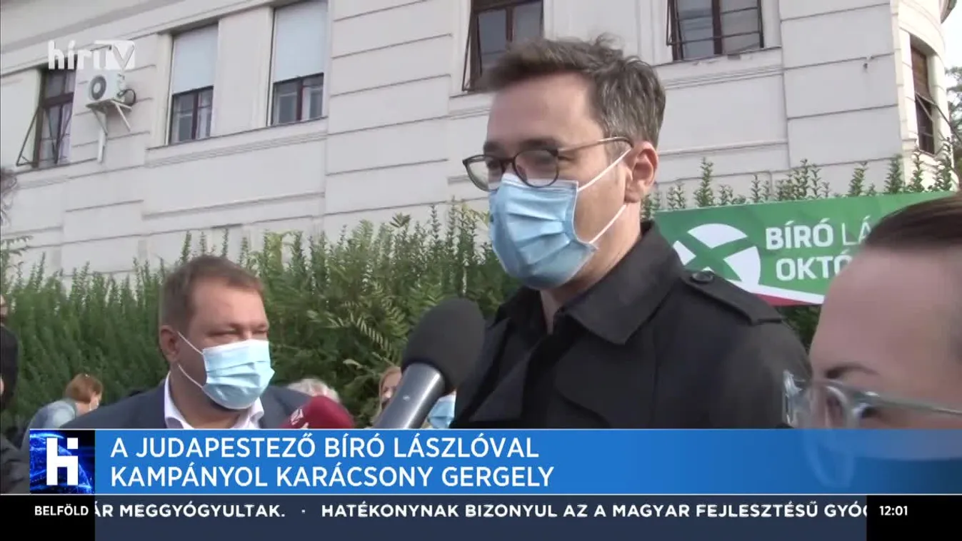 A judapestező Bíró Lászlónak kampányol Karácsony Gergely
