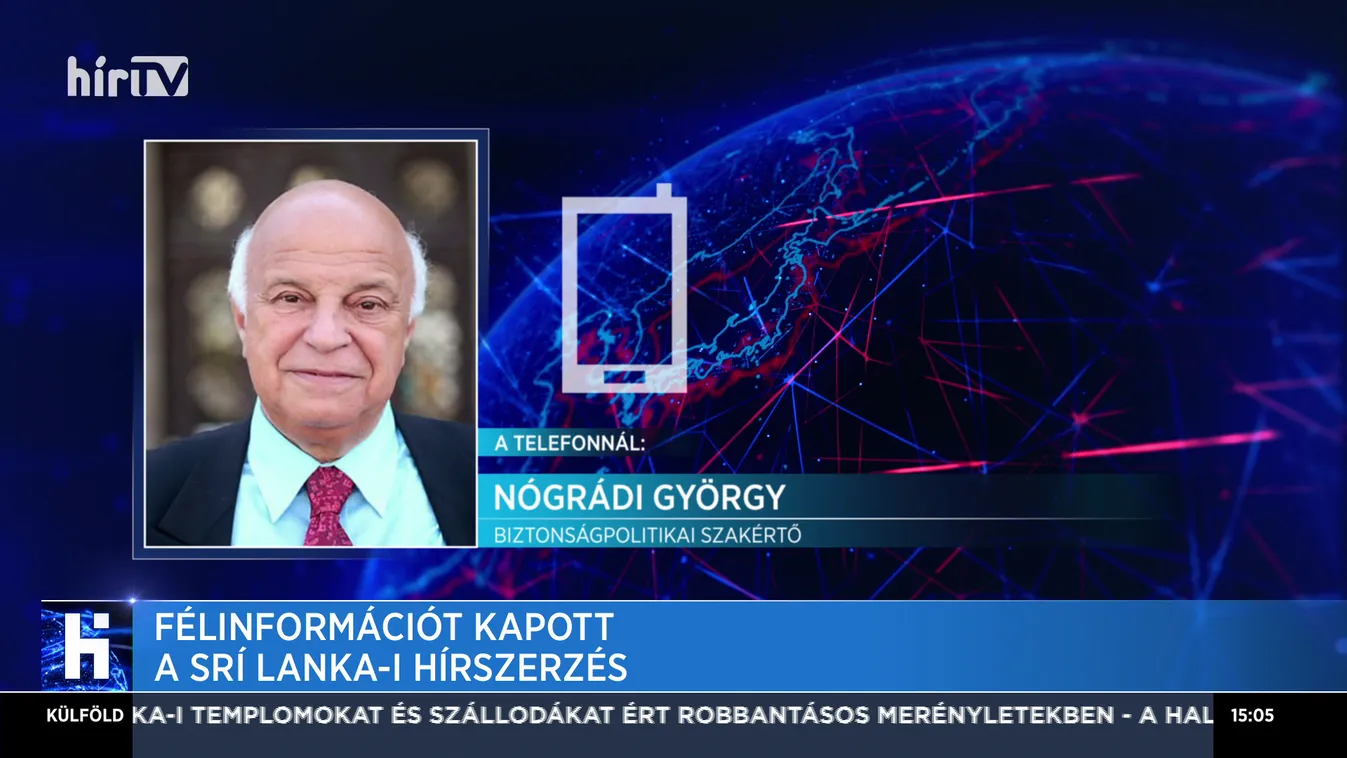 Félinformációt kapott a Srí Lanka-i hírszerzés