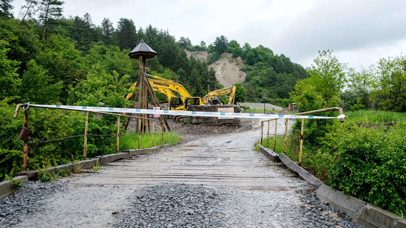 Prefektus: nem jelent meg újabb, a régi bánya hirtelen beszakadására utaló jel a parajdi sóbányánál