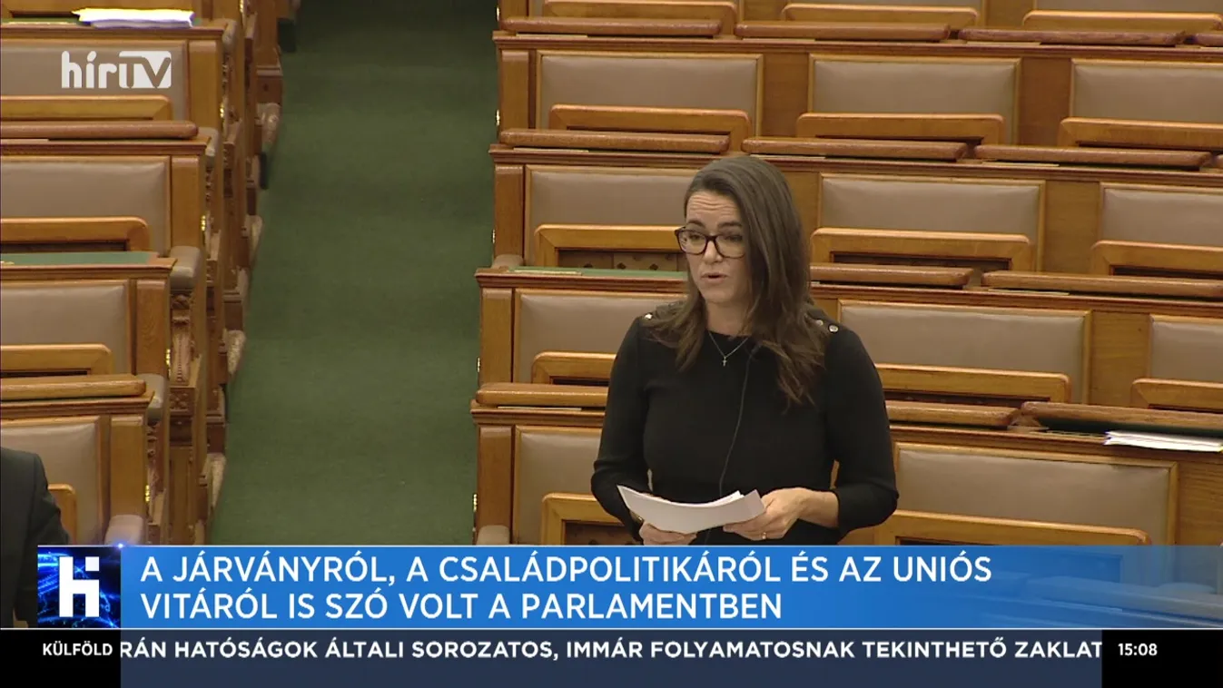 A járványról, a családpolitikáról és az uniós vitáról is szó volt a parlamentben