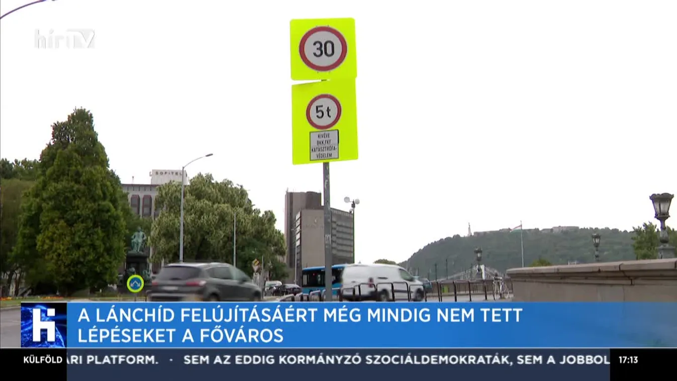 A Lánchíd felújításáért még mindig nem tett lépéseket a főváros