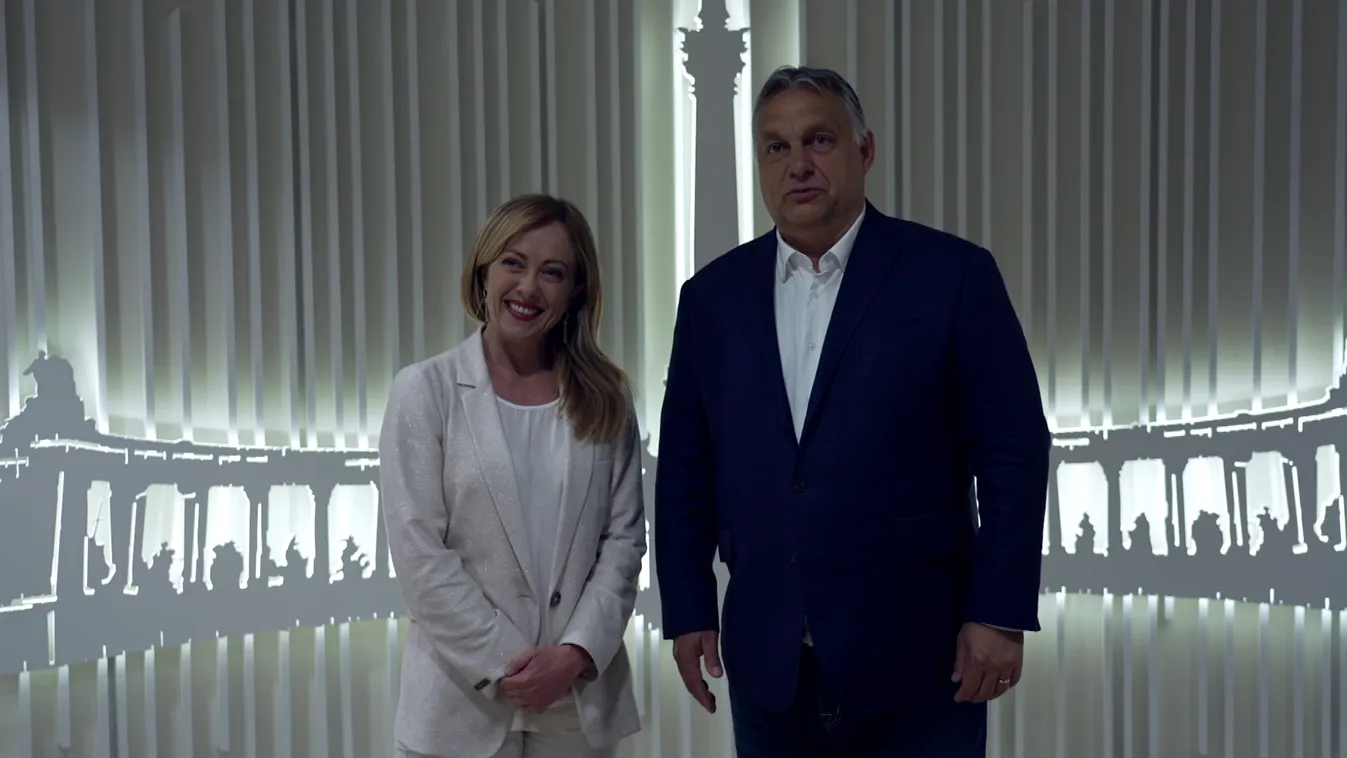 Orbán Viktor az olasz testvérek elnökével tárgyalt Brüsszelben
