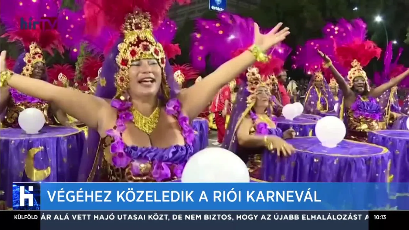 Végéhez közeledik a riói karnevál