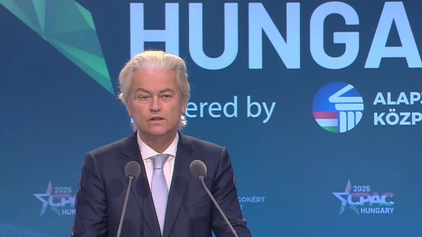Magyarul is megszólalt a CPAC Hungary záróbeszédében Geert Wilders + videó