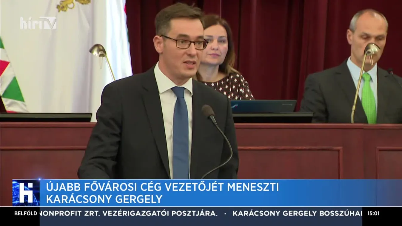 Újabb fővárosi cég vezetőjét meneszti Karácsony Gergely