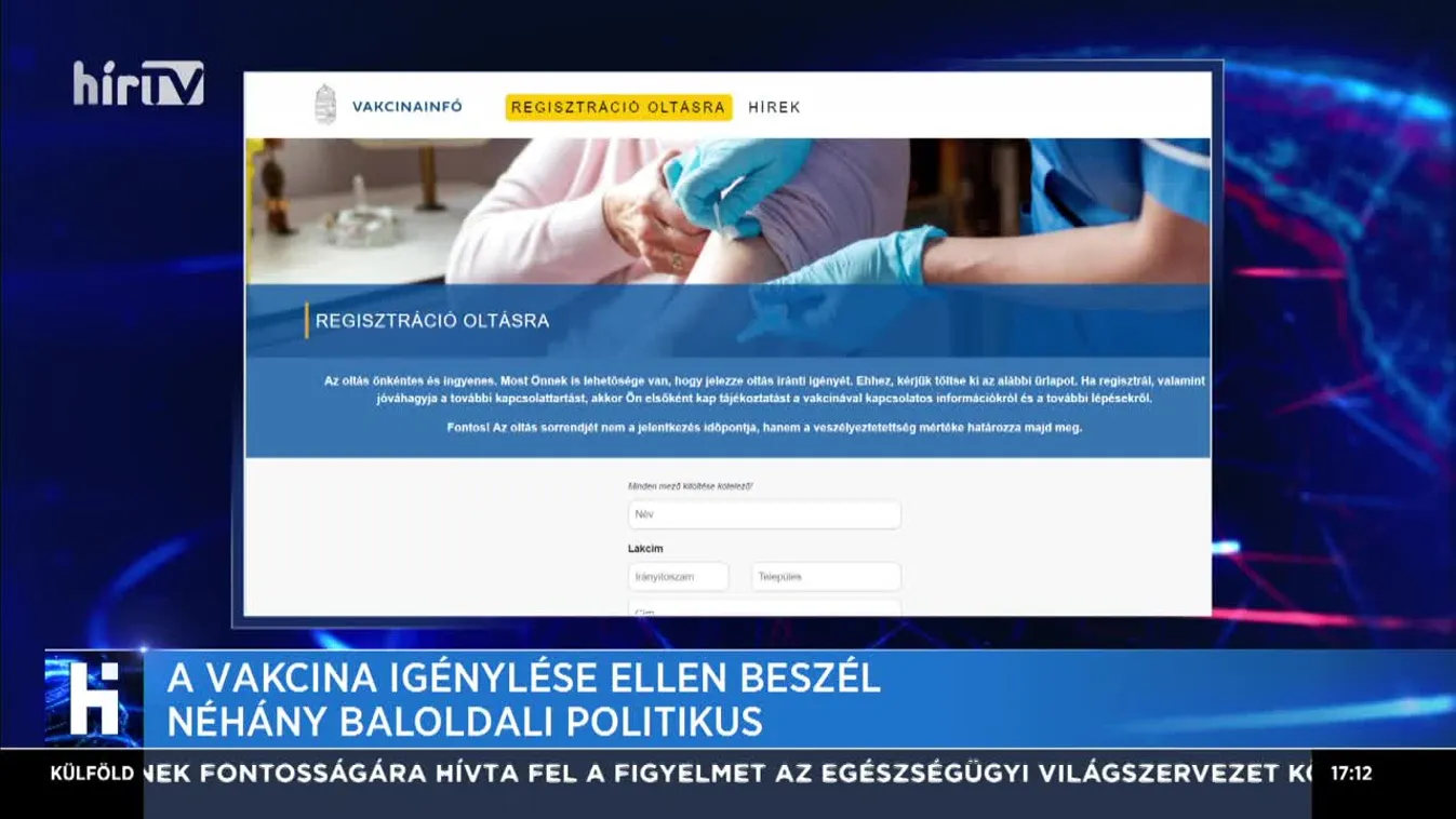 A vakcina igénylése ellen beszél néhány baloldali politikus