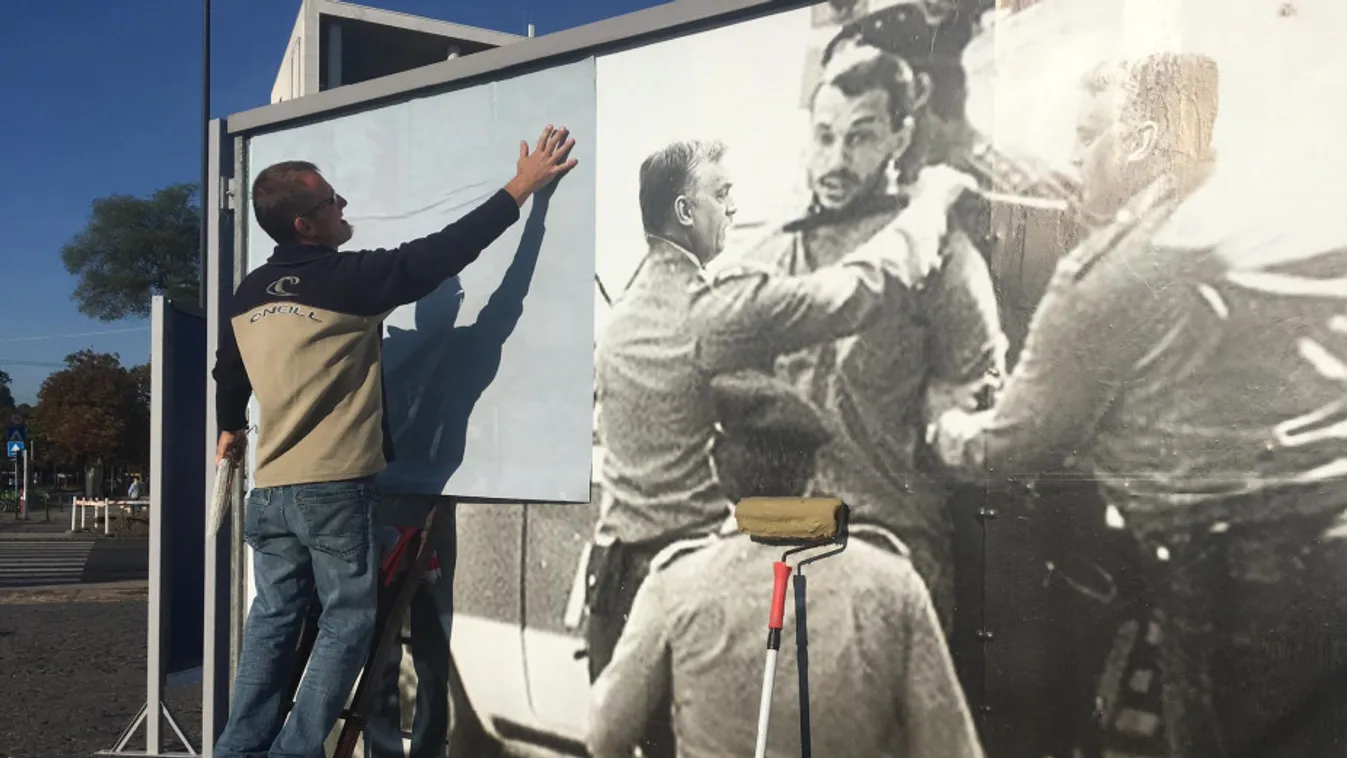 Már nincs Orbánról plakát a kiállításon