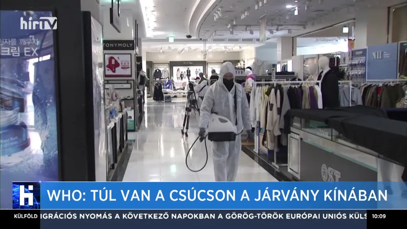 WHO: Túl van a csúcson a járvány Kínában