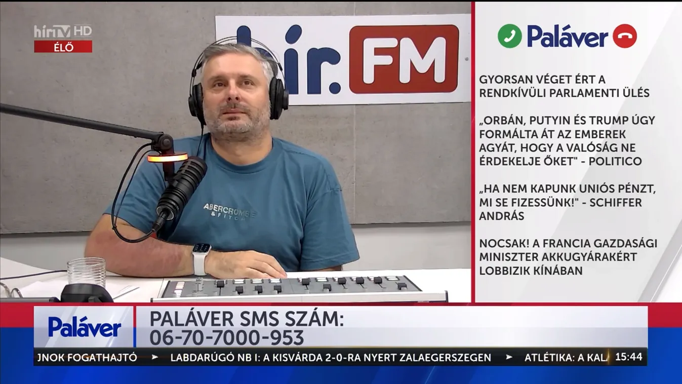 Paláver: Gyorsan véget ért a rendkívüli parlamenti ülés