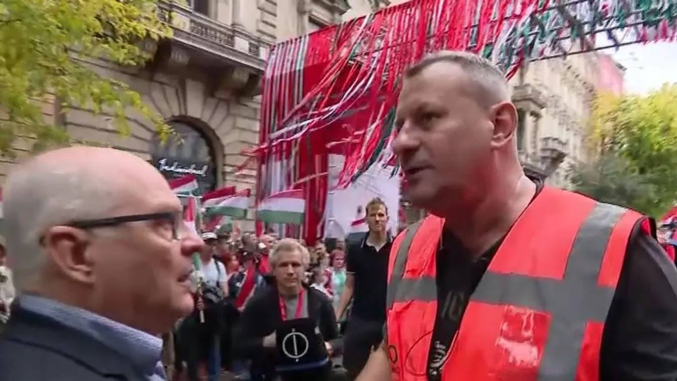 Nem engedték tudósítani a közmédia stábját , a Tisza Párt szimpatizánsai pedig bántalmazták is őket  + videó