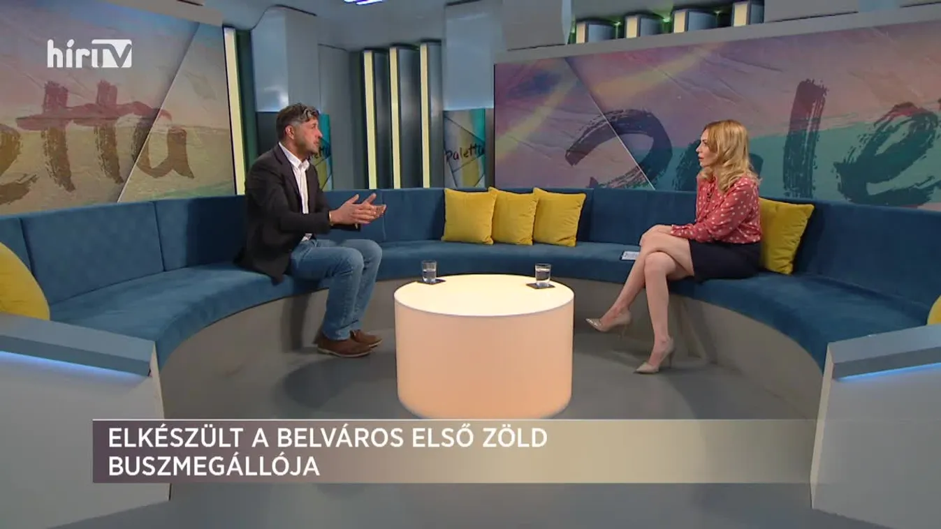 Paletta: Elkészült a belváros első zöld buszmegállója