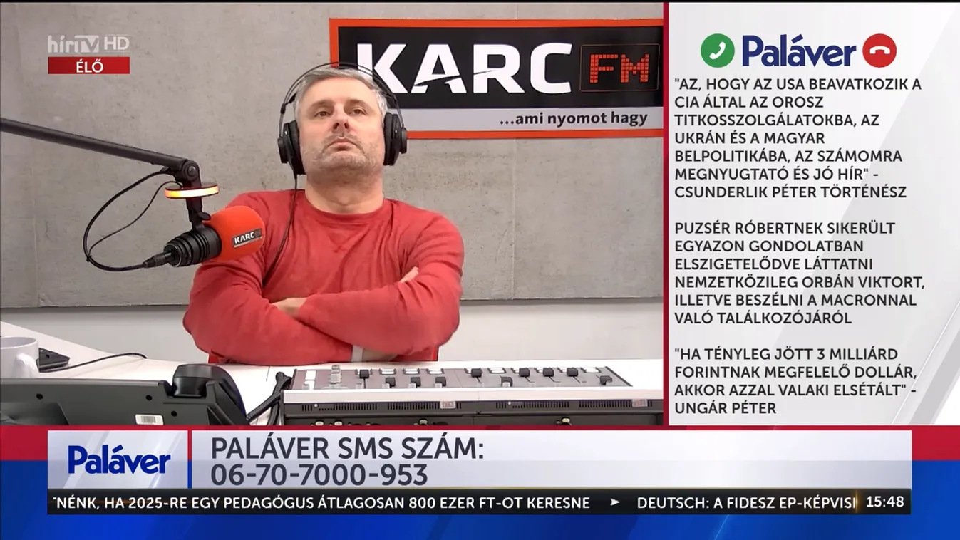Paláver - Ungár Péter: Ha tényleg jött 3 milliárd forintnak megfelelő dollár, akkor azzal valaki elsétált