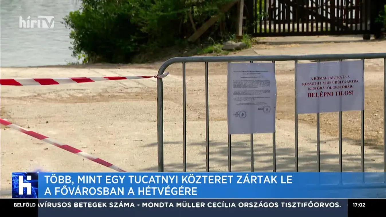 Több, mint egy tucatnyi közteret zártak le a fővárosban a hétvégére