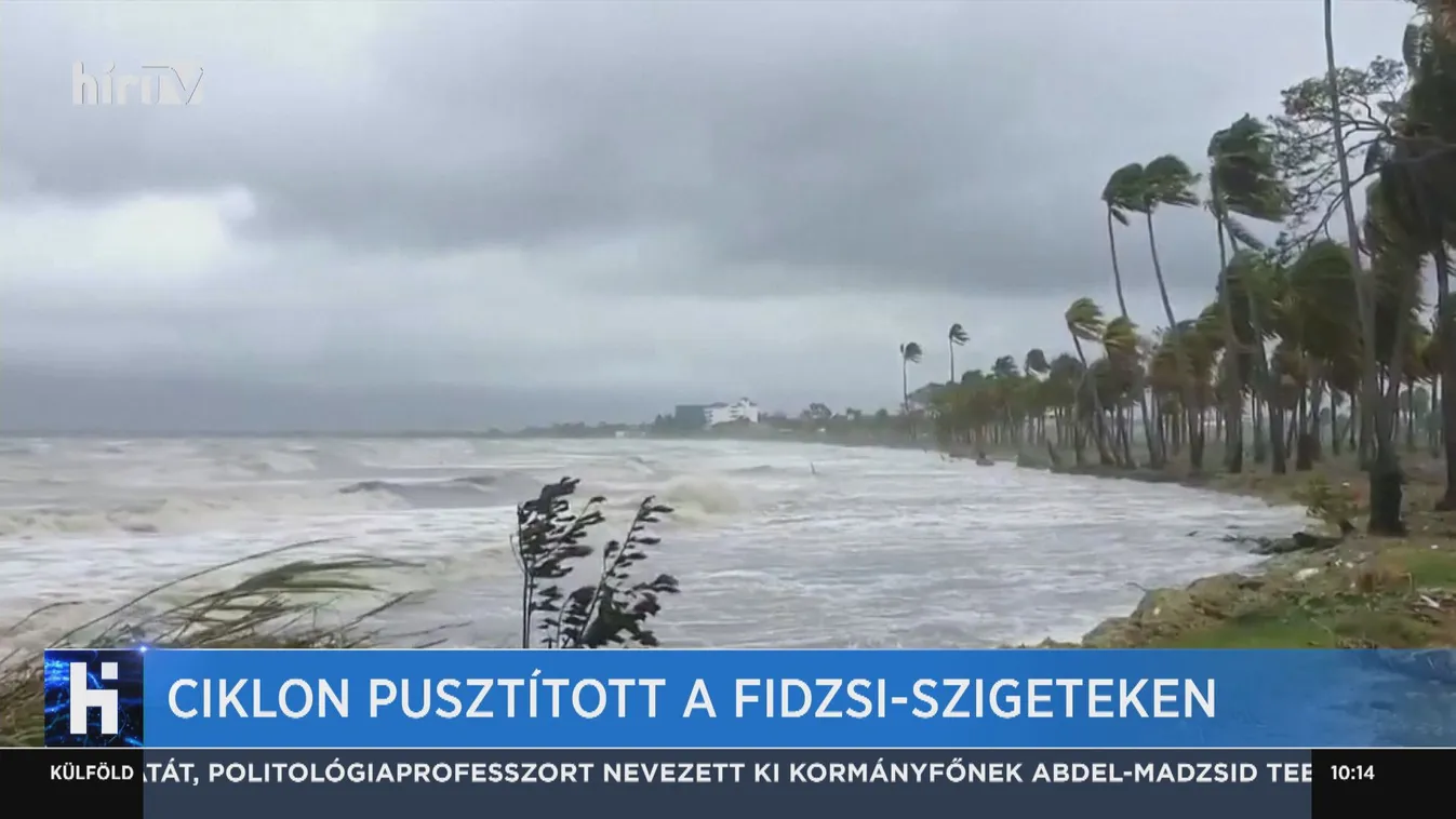 Ciklon pusztított a Fidzsi-szigeteken