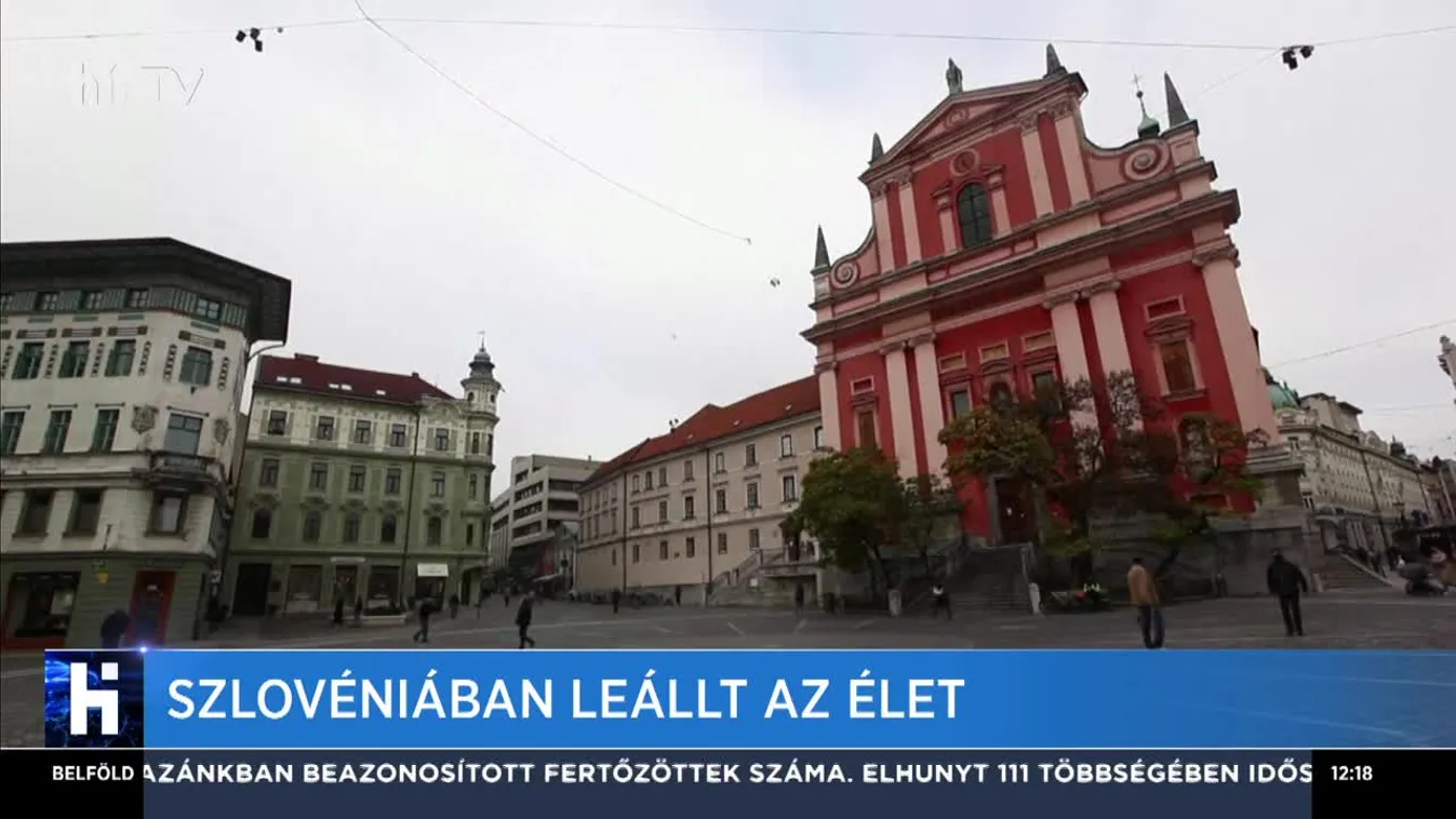 Szlovéniában leállt az élet