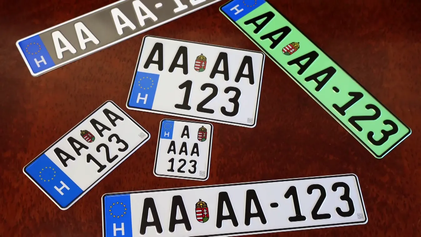 Új rendszámok lépnek életbe július 1-től hazánkban