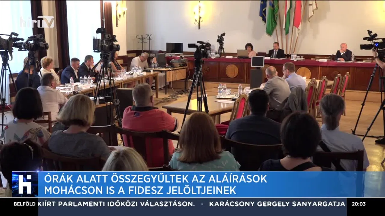 Órák alatt összegyűltek az aláírások Mohácson is a Fidesz jelöltjeinek