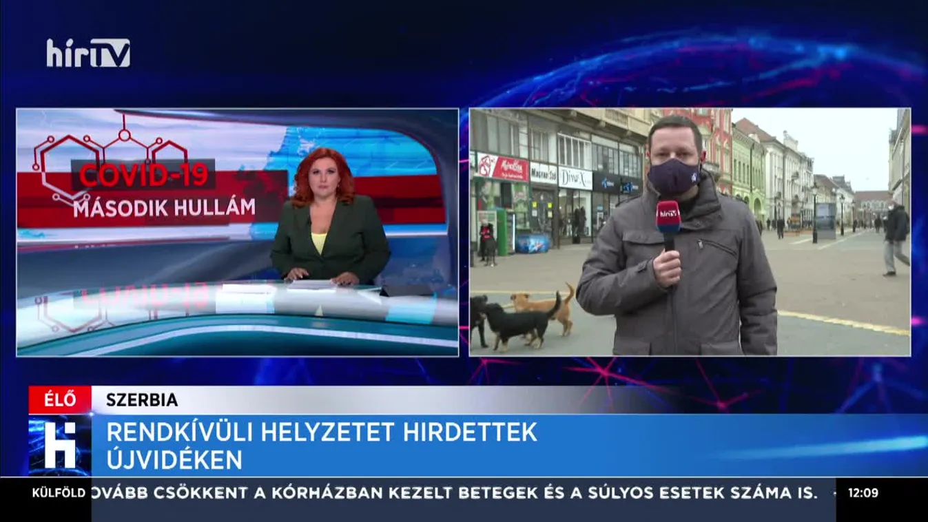 Rendkívüli helyzetet hirdettek Újvidéken