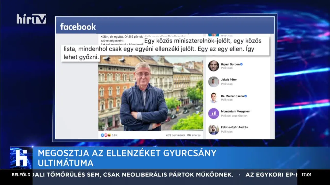 Megosztja az ellenzéket Gyurcsány ultimátuma