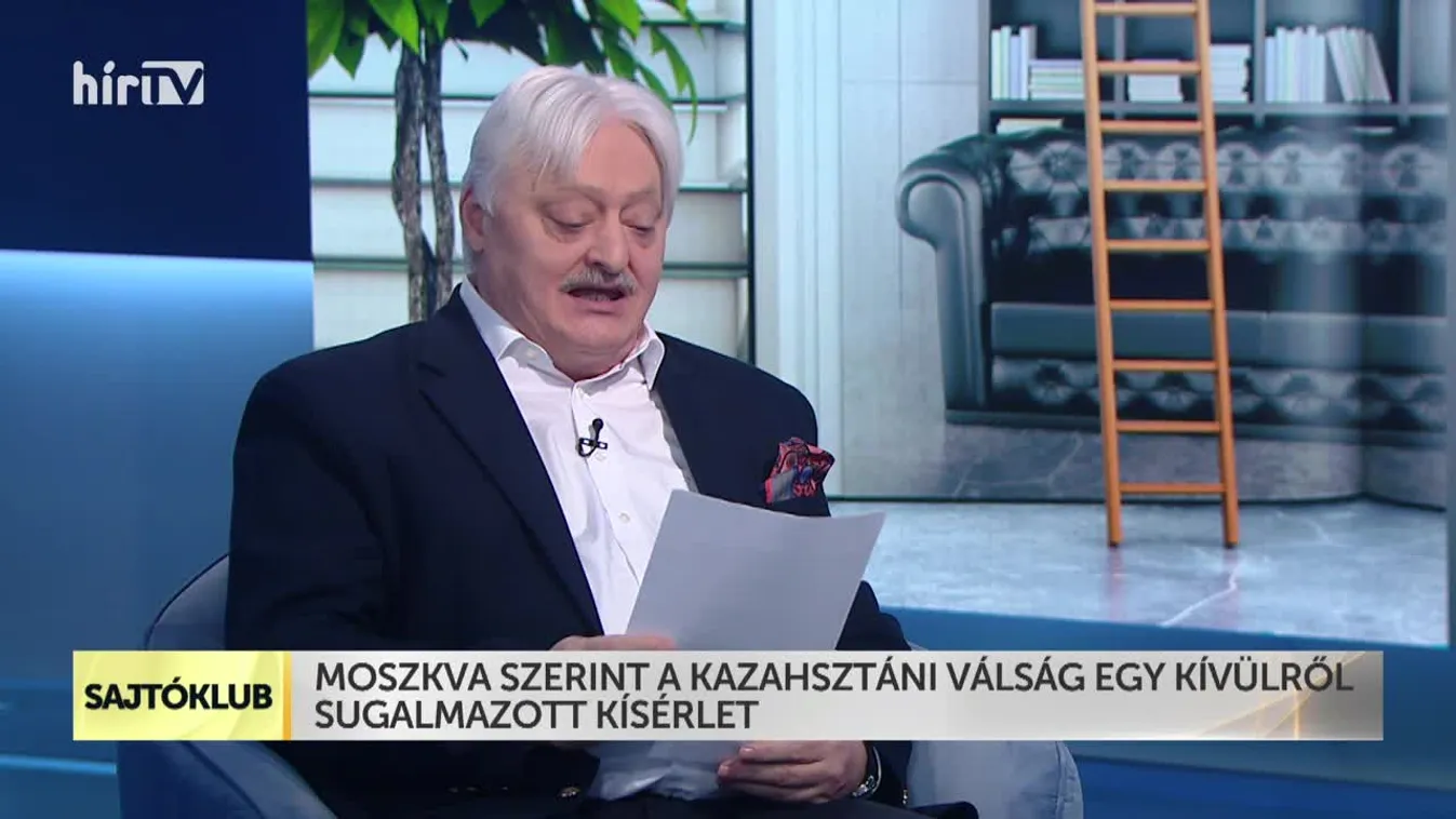 Sajtóklub: Moszkva szerint a kazahsztáni válság egy kívülről sugalmazott kísérlet