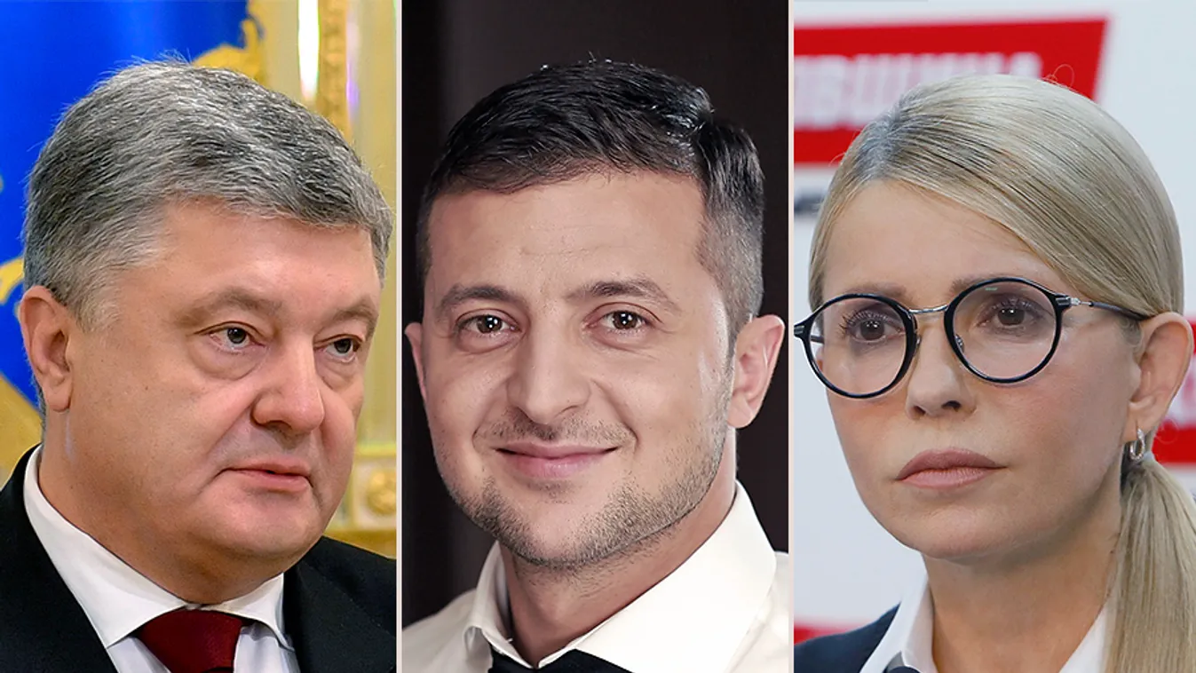 Exit poll: Zelenszkij és Porosenko jutnak be a második fordulóba