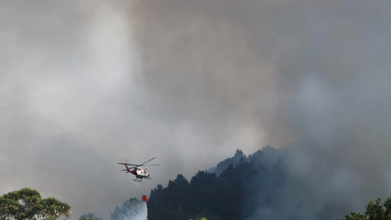 Megint erdőzűz pusztít Tenerifén